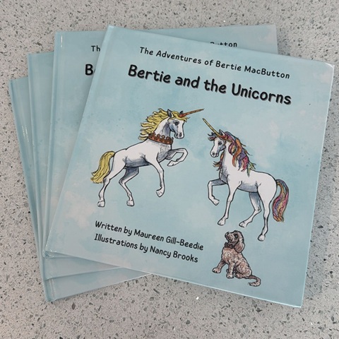 Bertie and the Unicorns, hardcover books